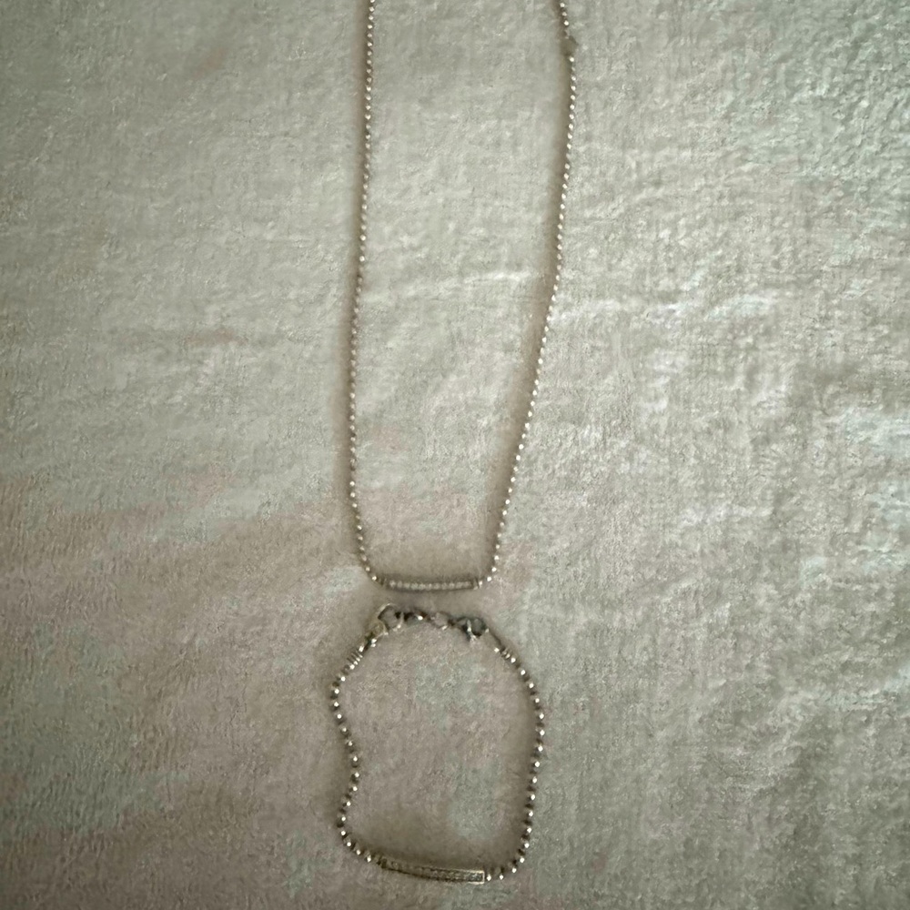 Lagos small station diamond beaded bracelet size 7
